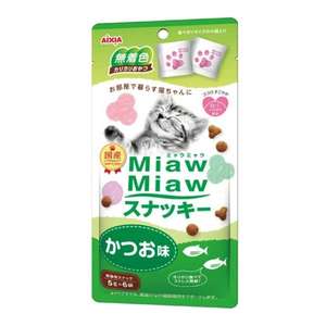 AIXIA 愛喜雅 貓零食 寵物零食推薦：AIXIA 愛喜雅 MiawMiaw 日本貓脆餅 鰹魚味 30g (MMS-7)
