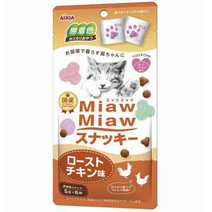 AIXIA 愛喜雅 貓零食 寵物零食推薦：AIXIA 愛喜雅 MiawMiaw 日本貓脆餅 烤雞味 30g (MMS-9)