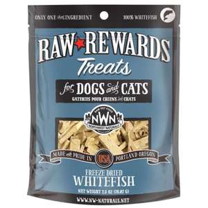 Northwest Naturals 貓零食 寵物零食推薦：Northwest Naturals 凍乾小食 白鮭魚 2.5oz 85g (貓犬用) (NWTRTWF)