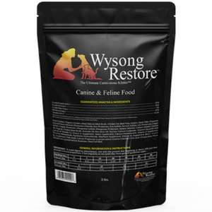 Wysong 威森 貓糧 貓乾糧推薦：Wysong 美國威森 Starch Free 真正無澱粉系列 RESTORE™ 維益多 65%蛋白無澱粉貓狗糧 3lb (貓犬用) (W653)
