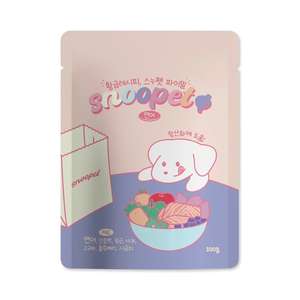 Snoopet 狗罐頭 Snoopet γ 狗濕糧 鮮肉主食餐包 三文魚配方 100g (SP-1379)