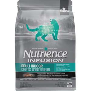 Nutrience 貓糧 Nutrience INFUSION 貓糧 室內貓配方 凍乾內層 鮮雞肉 5lb 2.27kg (C2517) (灰綠)