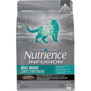 Nutrience 貓糧 Nutrience INFUSION 貓糧 室內貓配方 凍乾內層 鮮雞肉 11lbs 5kg (C2518) (灰綠)