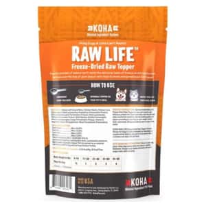 KOHA Raw Life 滋味高凍乾貓狗糧伴 雞肉配方 8oz (KDFT8CH) (圖片3)
