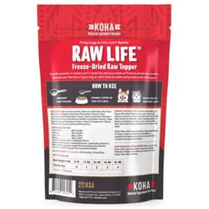 KOHA Raw Life 滋味高凍乾貓狗糧伴 牛肉配方 8oz (KDFT8BF) (圖片3)