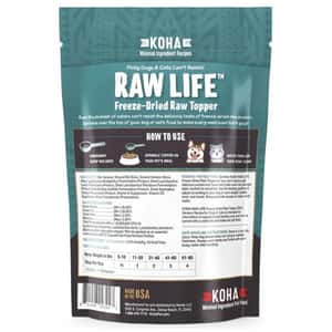KOHA Raw Life 滋味高凍乾貓狗糧伴 鹿+麋鹿肉配方 8oz (KDFT8EV) (圖片3)