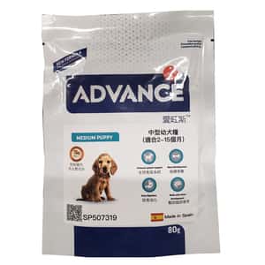 ADVANCE 狗糧 ADVANCE 日常護理 中型幼犬糧 試食裝 80g (非賣品)