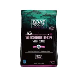 Boat to Bowl 貓糧 貓乾糧推薦：Boat to Bowl 貓糧 野生精選五種魚 成貓低敏配方 4lb (555605)