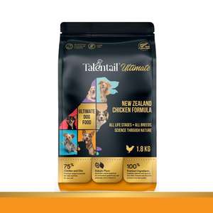 Talentail 狗糧推薦：Talentail 澳卡特 無穀物狗糧 新西蘭雞肉全犬配方 1.8kg (TUNZ1D)