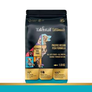 Talentail 狗糧推薦：Talentail 澳卡特 無穀物狗糧 太平洋魚肉全犬配方 1.8kg (TUPO1D)