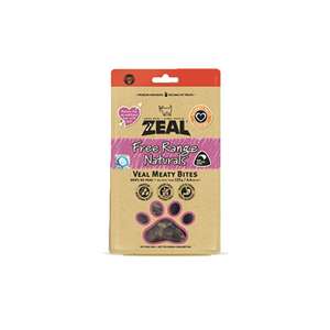 ZEAL 狗零食推薦：ZEAL 狗小食 紐西蘭牛仔柳 Veal Meaty Bites 125g (NP013)