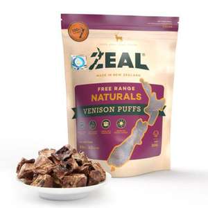 ZEAL 狗零食推薦：ZEAL 狗小食 紐西蘭鹿肺粒 Venison Puffs 85g (NP017)