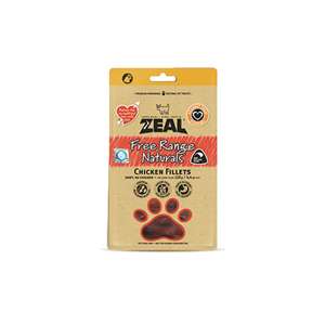 ZEAL 狗零食推薦：ZEAL 狗小食 紐西蘭走地雞肉片 Chicken Breast Fillets 125g (NP031)