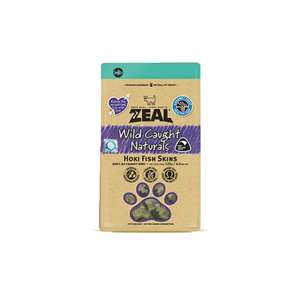 ZEAL 狗零食推薦：ZEAL 狗小食 紐西蘭藍鱈魚皮 NZ Hoki Fish Skins 125g (NP032)