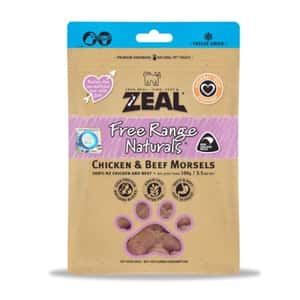 ZEAL 狗糧 ZEAL 狗糧 紐西蘭無榖物脫水凍乾 雞+牛肉 100g (NP037F)