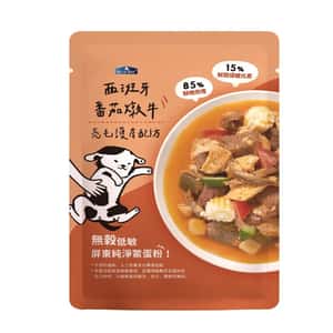 BLUE BAY 狗罐頭 BLUE BAY 狗狗鮮食餐包 純肉 JUMBO系列 西班牙番茄燉牛 150g (CF004-1)