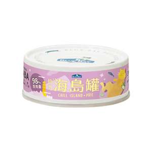 BLUE BAY 倍力 貓罐頭 貓濕糧推薦：BLUE BAY 貓罐頭 Chill Island 海島成貓系列 三鮮海瓜子 80g (CC004)
