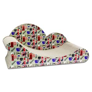 貓抓板 貓爬架 貓玩具 Bistro 貓抓板 倫敦貓紳士系列 貴妃梳化床 (998986)