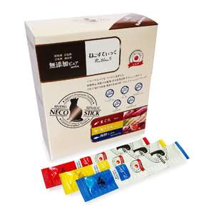 Riverd Republic 貓零食 寵物零食推薦：Riverd Republic PureValue5 貓用無添加肉泥果凍小食 吞拿魚.雞肉.海鮮 13g*60本 (RR-917)