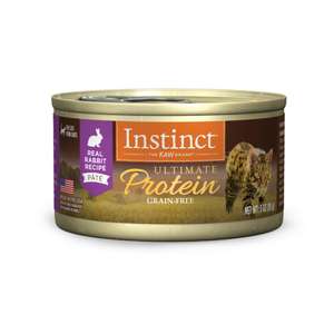 Instinct 本能 貓罐頭 貓濕糧推薦：Instinct 貓罐頭 無穀物頂級蛋白質系列 兔肉配方 3oz (710363)