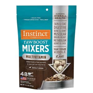 Instinct 本能 狗糧 Instinct 狗糧 凍乾肉粒 多種維他命成犬 牛肉配方 5.5oz (600640)