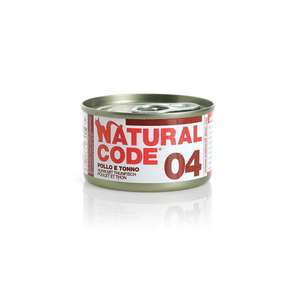 Natural Code 貓罐頭 貓濕糧推薦：Natural Code 貓罐頭 雞⾁ & 吞拿⿂ Chicken & Tuna 85g (NCC04)