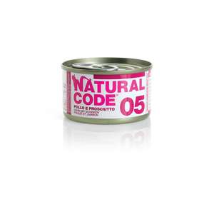 Natural Code 貓罐頭 貓濕糧推薦：Natural Code 貓罐頭 雞⾁ & ⽕腿 Chicken & Ham 85g (1105)