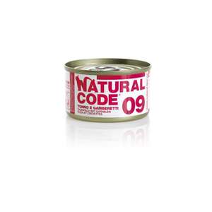 Natural Code 貓罐頭 貓濕糧推薦：Natural Code 貓罐頭 吞拿⿂ & 蝦⾁ Tuna & Shrimps 85g (NCC09)