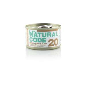 Natural Code 貓罐頭 貓濕糧推薦：Natural Code 貓罐頭 吞拿⿂ & ⾖ & 海藻 Tuna & Beans & Seaweeds 85g (1119)