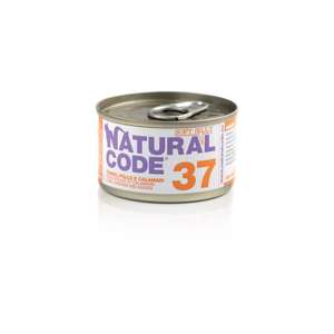 Natural Code 貓罐頭 貓濕糧推薦：Natural Code 貓罐頭 啫喱系列 ⾦槍⿂ & 雞⾁ & 魷⿂ Tuna & Chicken & Squids in jelly 85g (1137)