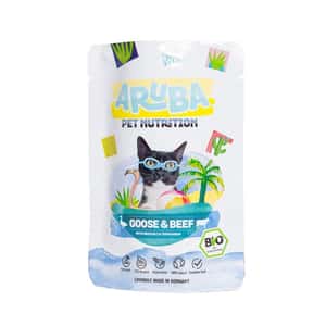 Aruba 貓罐頭 Aruba 貓濕糧 有機鵝肉+牛肉配西蘭花.菊芋 主食鮮食包 70g (ACP003)