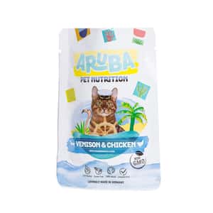 Aruba 貓罐頭 Aruba 貓濕糧 鹿肉+雞肉配蔓越莓.奇異子 主食鮮食包 70g (ACP004)