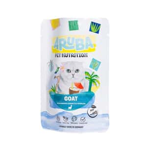 Aruba 貓罐頭 Aruba 貓濕糧 山羊配南瓜.青瓜.螺旋藻 主食鮮食包 70g (ACP006)