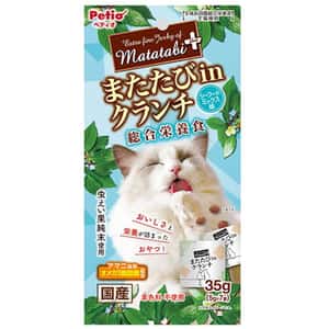 Petio 貓零食 Petio 貓零食 綜合營養 木天蓼蟲癭果海鮮味肉粒(皮膚·毛髮護理) 35g (90603501)