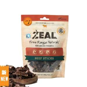 ZEAL 狗零食推薦：ZEAL 狗小食 紐西蘭牛肉條 Beef Sticks 125g (NP114)