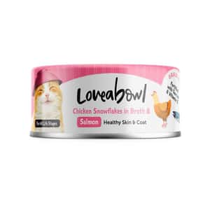 Loveabowl 貓罐頭 Loveabowl 貓罐頭 亮毛嫩雞三文魚 70g (LBCE020)