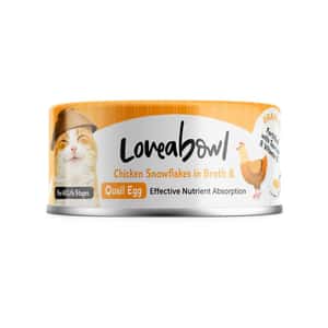 Loveabowl 貓罐頭 Loveabowl 貓罐頭 有營嫩雞鵪鶉蛋 70g (LBCE008)