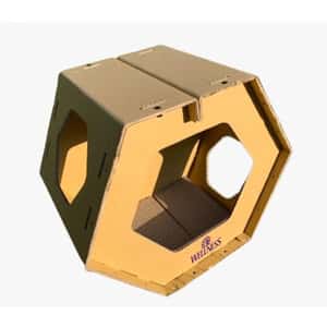 貓抓板 貓爬架 貓玩具 WELLNESS 蜂巢貓屋 (WNHOUSE)