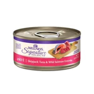 WELLNESS 貓罐頭 WELLNESS 貓罐頭 無穀物S.S.名廚精選系列 吞拿魚肉泥+三文魚肉泥 2.8oz 79g (5082)