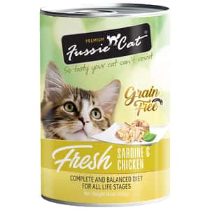 Fussie Cat 貓罐頭 沙甸魚+雞肉 400g (FU-4SC) (新舊包裝隨機發貨) (圖片3)