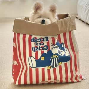 HelloDOG 寵物床墊 玩具嚴選 貓狗解壓躲藏窩 躲貓貓爆米花 (75x35cm) (圖片5)