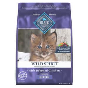 Blue Buffalo 貓糧 BLUE BUFFALO 貓糧 幼貓室內貓 雞肉配方 11lb (804718)