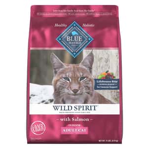 Blue Buffalo 貓糧 BLUE BUFFALO 貓糧 成貓室內貓 三文魚配方 11lb (804713)