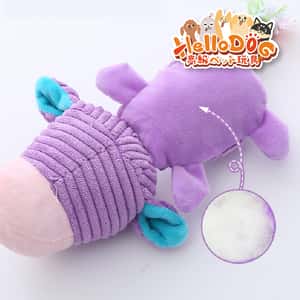 HelloDOG 玩具嚴選 狗狗嗶嗶拉扯趴趴公仔 1件 (隨機款) (TBS) (圖片4)