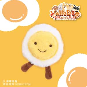 HelloDOG 狗玩具 HelloDOG 玩具嚴選 狗狗嗶嗶發聲玩具 蛋蛋怪獸 1件