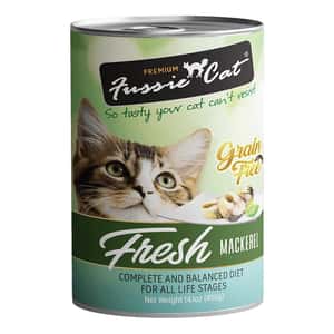 Fussie Cat 貓罐頭 純鯖魚 400g (綠色) (FU-4MC) (新舊包裝隨機發) (圖片3)