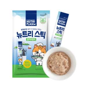 Nutriplan 貓零食 Nutriplan 貓肉泥 營養企劃 韓國肉泥餐包 黃尾鰤及吞拿魚 14g 5本 (FK CIAO) - 限時優惠