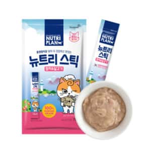 Nutriplan 貓零食 Nutriplan 貓肉泥 營養企劃 韓國肉泥餐包 海魴及吞拿魚 14g 5本 (FK CIAO) - 限時優惠
