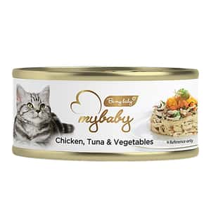 My baby 貓罐頭 雞及吞拿魚及蔬菜 Chicken with Tuna with Vegetables 85g (灰) (90401404B) (圖片3)