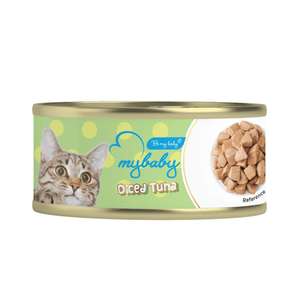 My Baby 貓罐頭 貓濕糧推薦：My baby 貓罐頭 角切吞拿魚 Deced Tuna 85g (90401392B)
